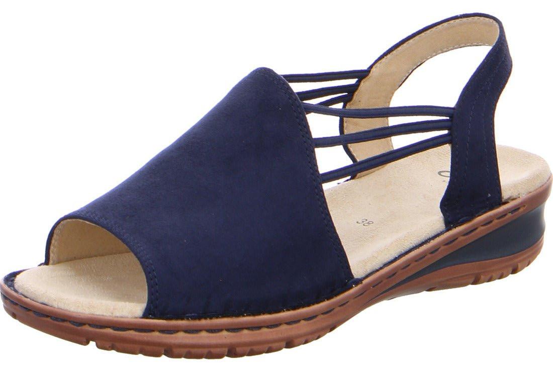 Image of 12-27241-77 - Wildleder Sandale Damen Blau 36