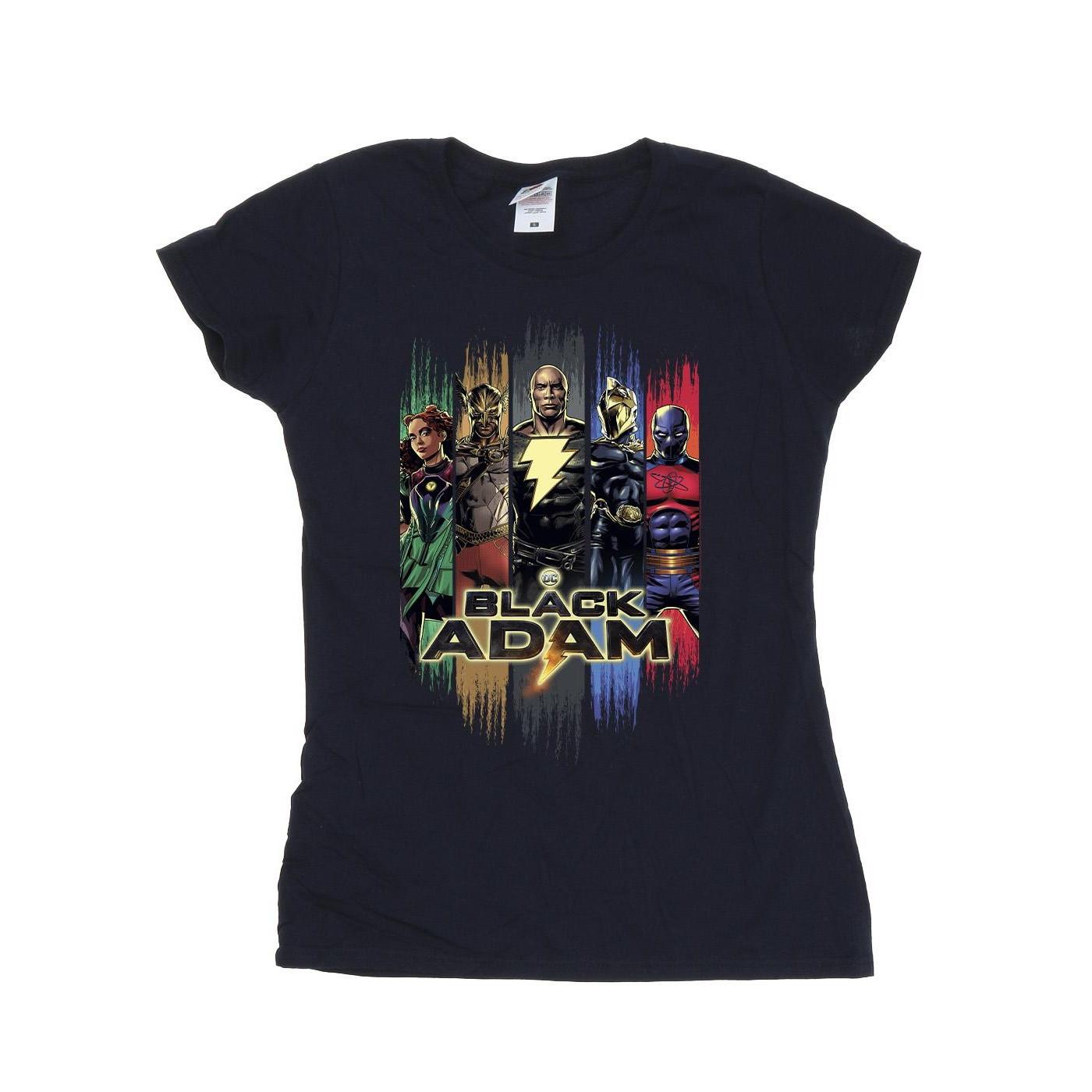 Image of Black Adam Jsa Complete Group Tshirt Damen Marine L