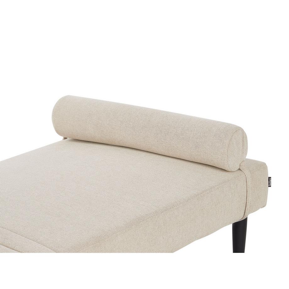 Beliani Chaise longue en Tissu Moderne MAURIAC  