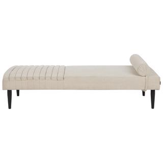 Beliani Chaiselongue aus Polyester Modern MAURIAC  