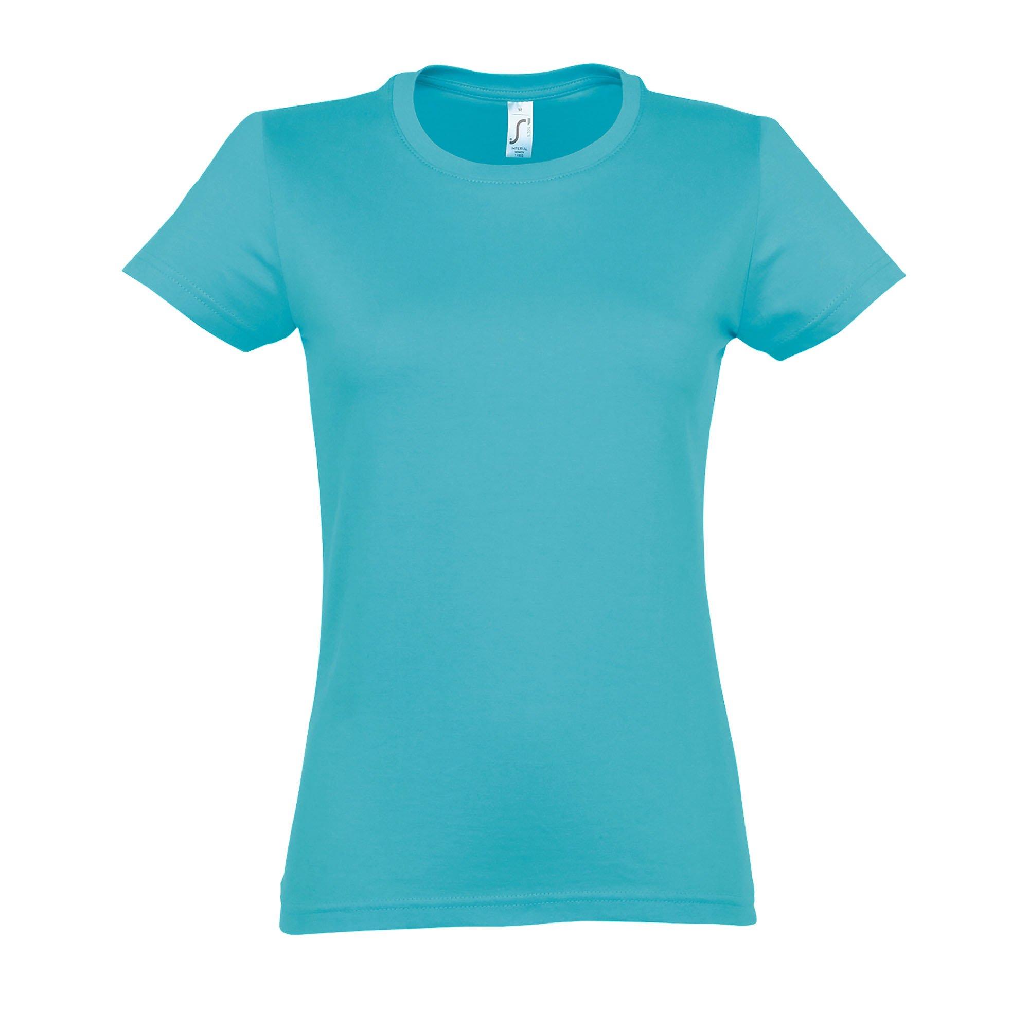 Image of Imperial Tshirt, Kurzarm, Rundhalsausschnitt Damen Hellblau XL