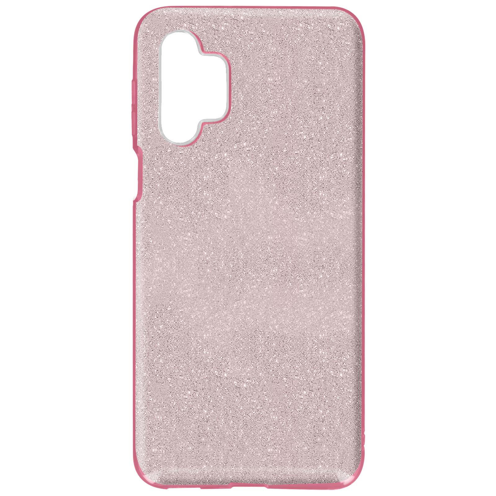 Avizar  Coque Samsung A32 5G Paillette rouge 