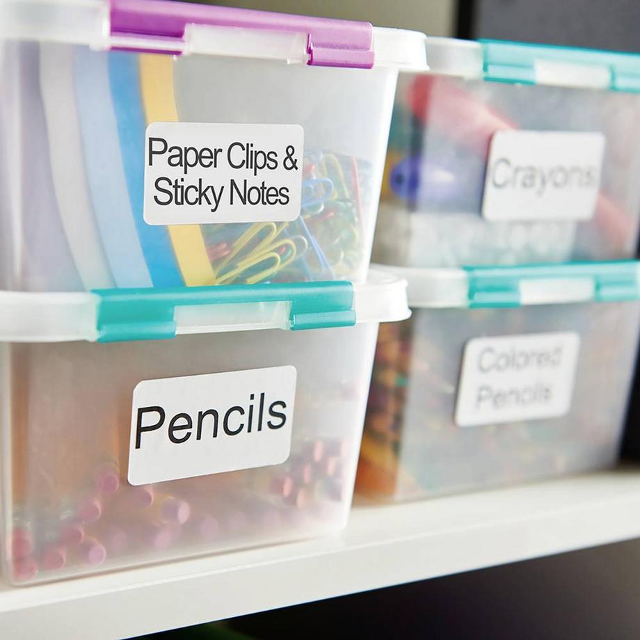 Dymo  Rollenetiketten, 57 mm x 32 mm, permanent 