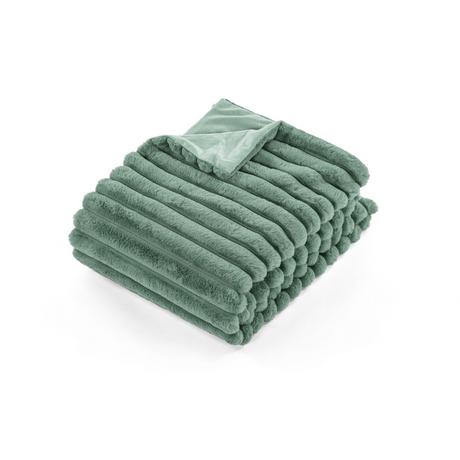 Tiseco Couverture à Rayures Lapin  