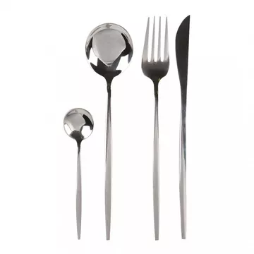 Besteckset 24-teilig Silber