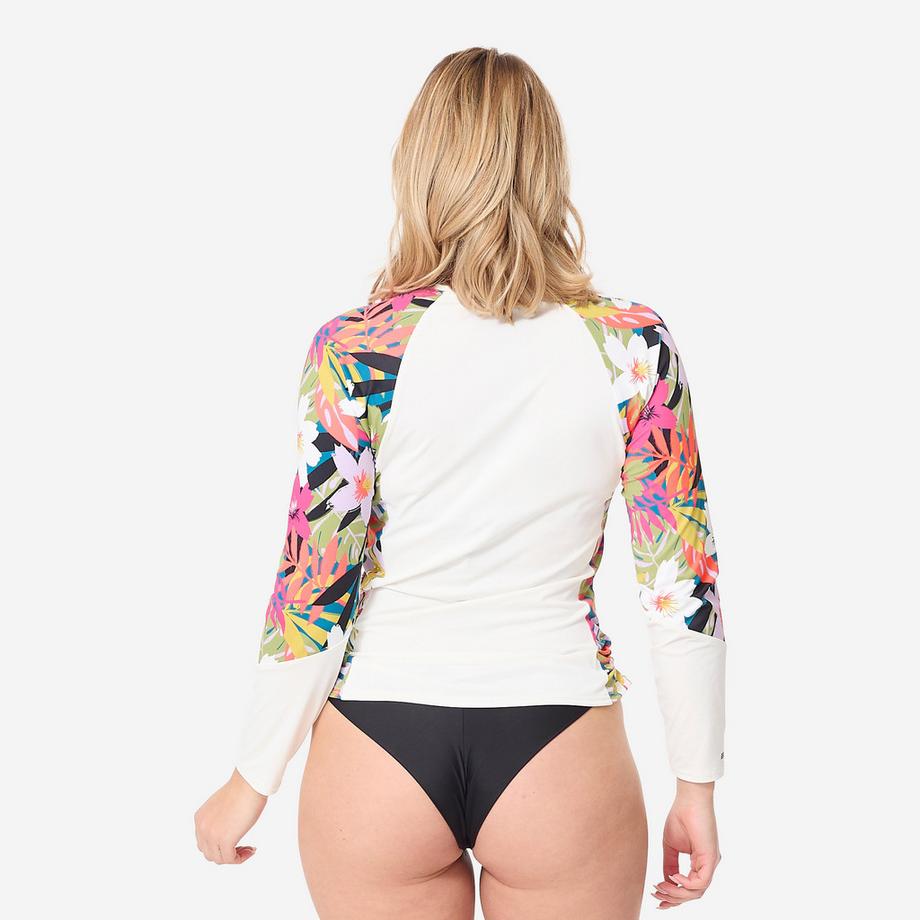 DECATHLON  Top donna maniche lunghe surf poliestere 