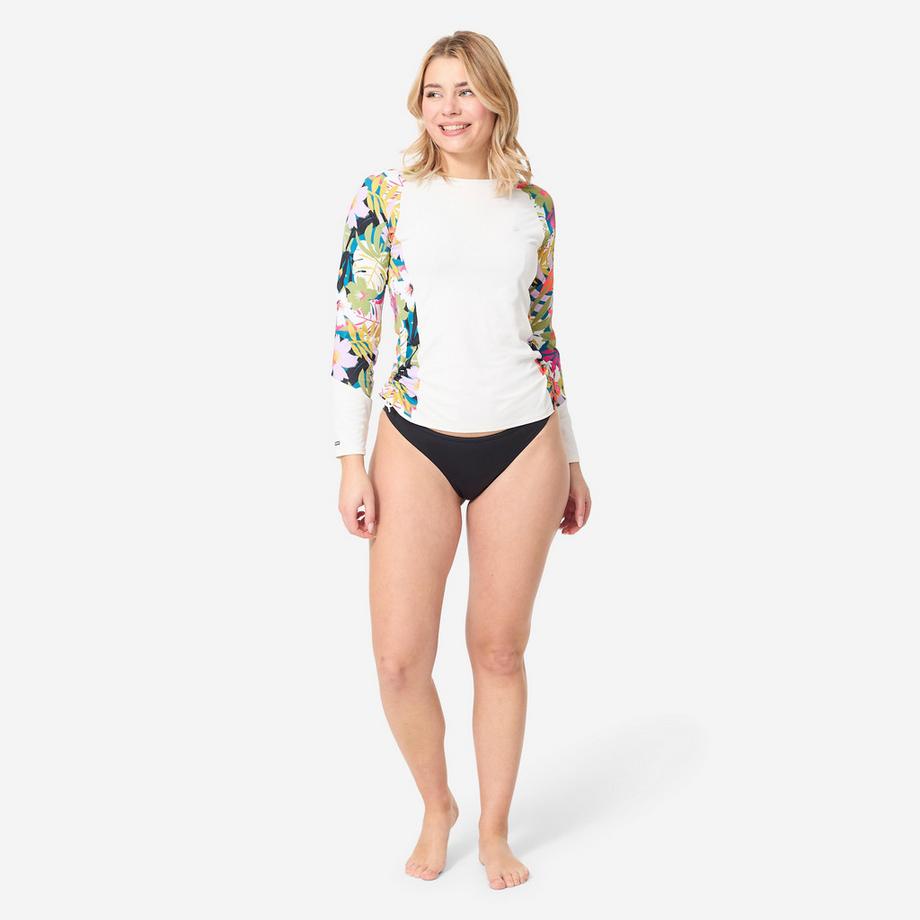 DECATHLON  Top donna maniche lunghe surf poliestere 