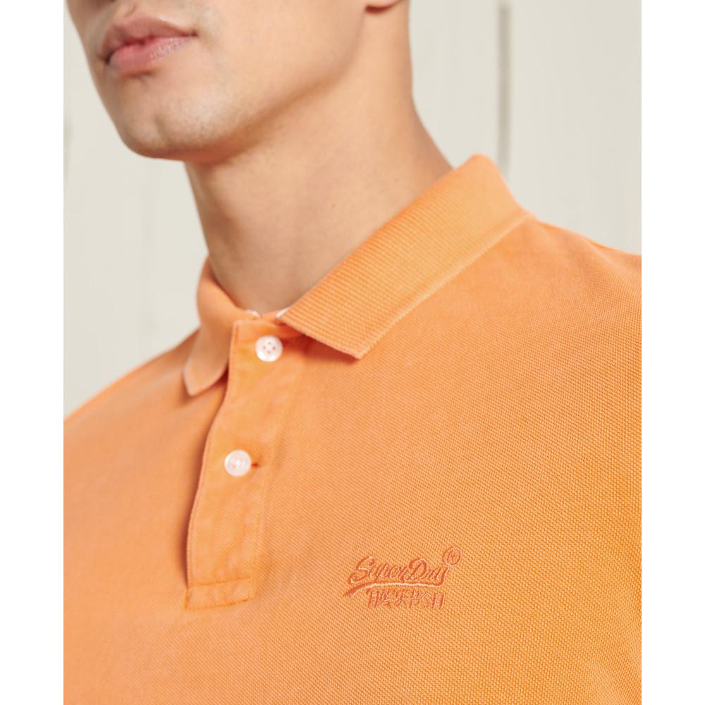 Superdry  Polo Vintage Destroyed en coton biologique 