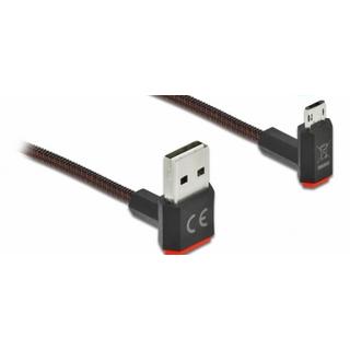 DeLock  85264 cavo USB 0,2 m USB 2.0 USB A Micro-USB B Nero 