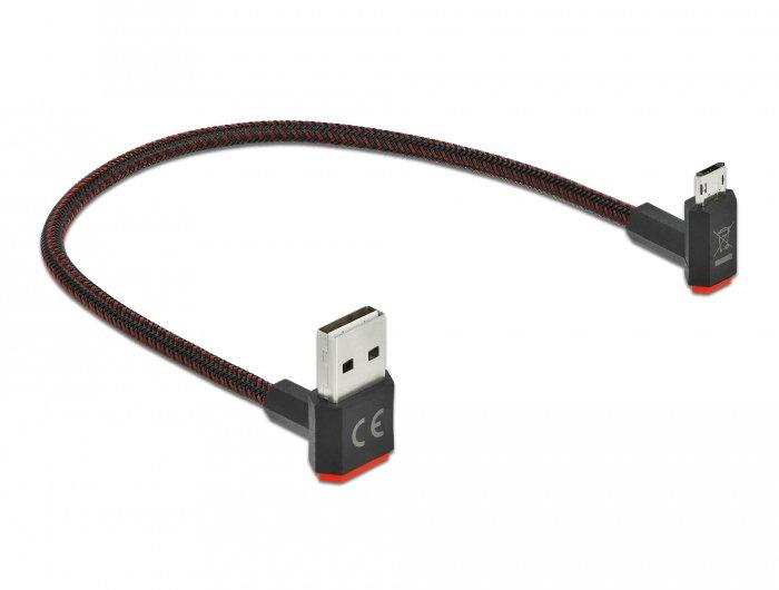 DeLock  85264 cavo USB 0,2 m USB 2.0 USB A Micro-USB B Nero 