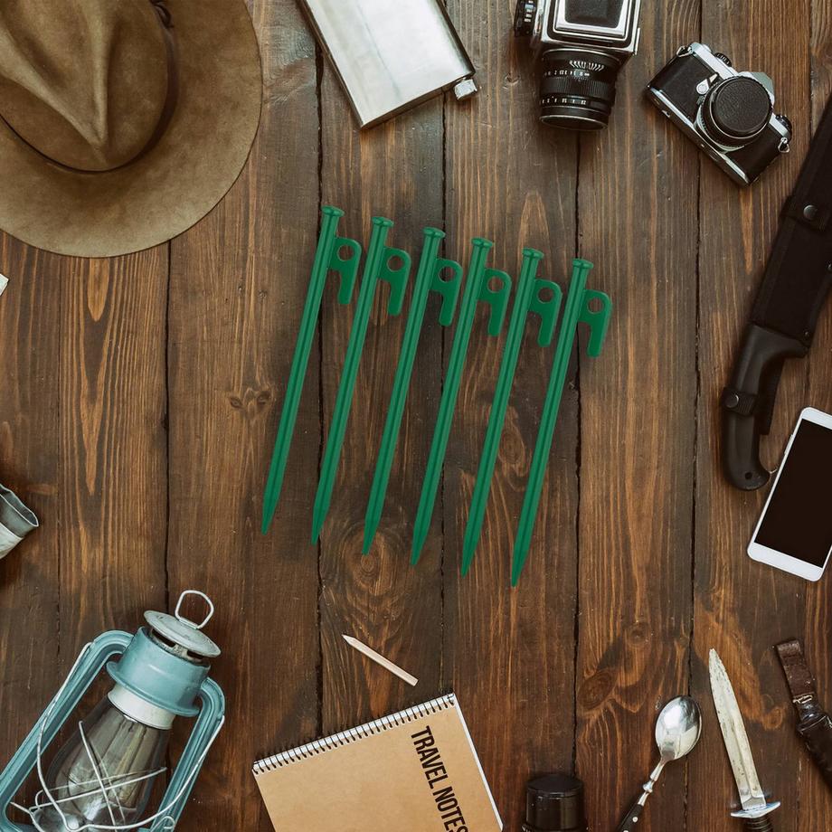 B2X  Lot de 12 épingles à roche vertes 