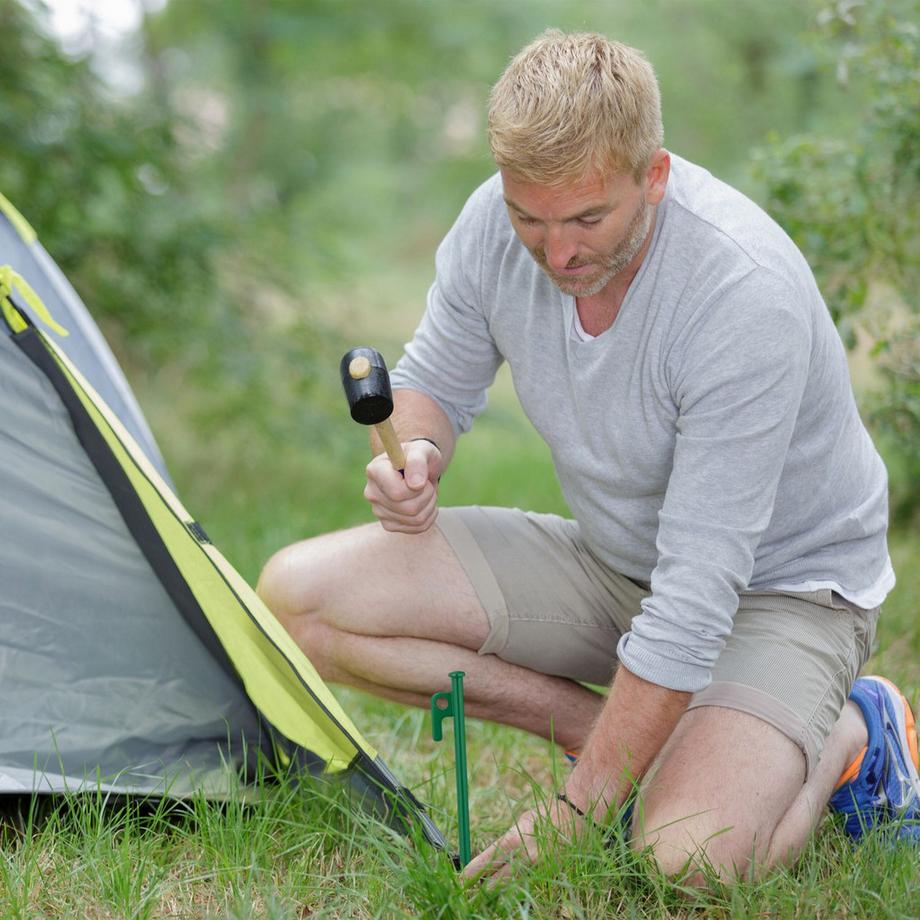 B2X  Lot de 12 épingles à roche vertes 