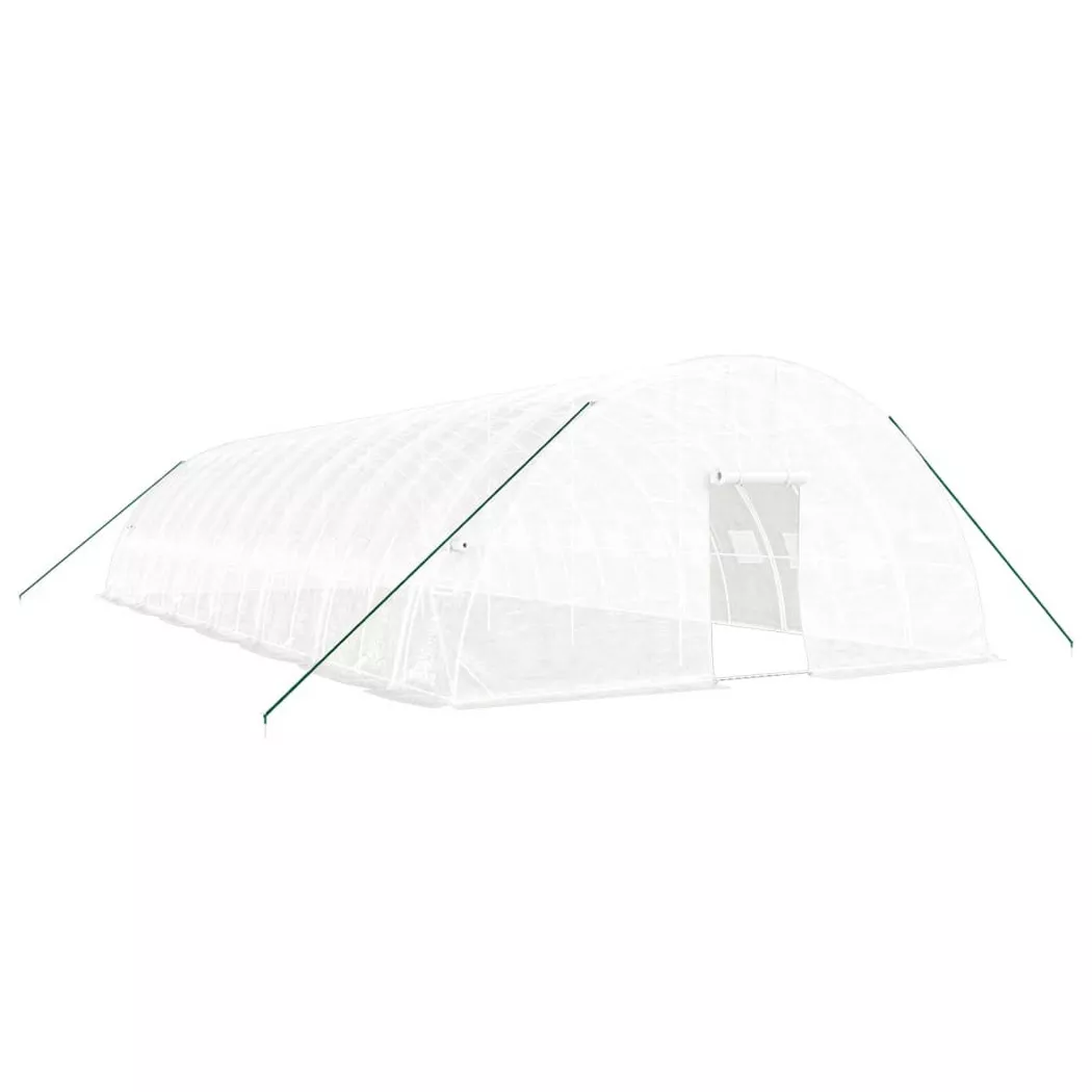 VidaXL - Gewächshaus polyethylen, One Size, Weiss