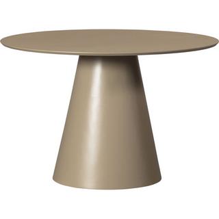 mutoni Table à manger Jorre ronde marron militaire 120x120  