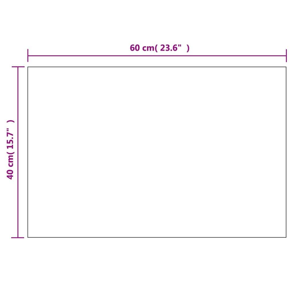 VidaXL Wandspiegel mit led-leuchte glas  