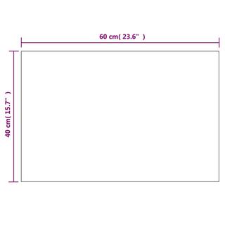 VidaXL Wandspiegel mit led-leuchte glas  