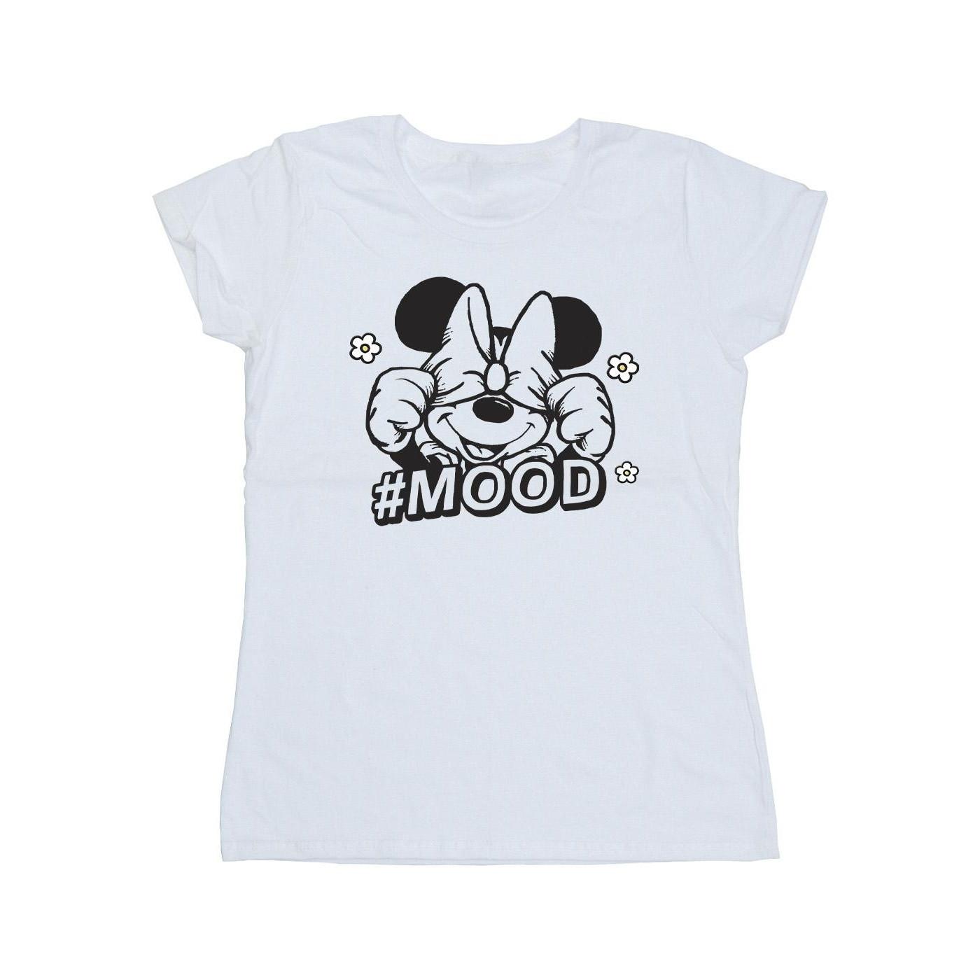 Image of Minnie Mouse Mood Tshirt Damen Weiss L