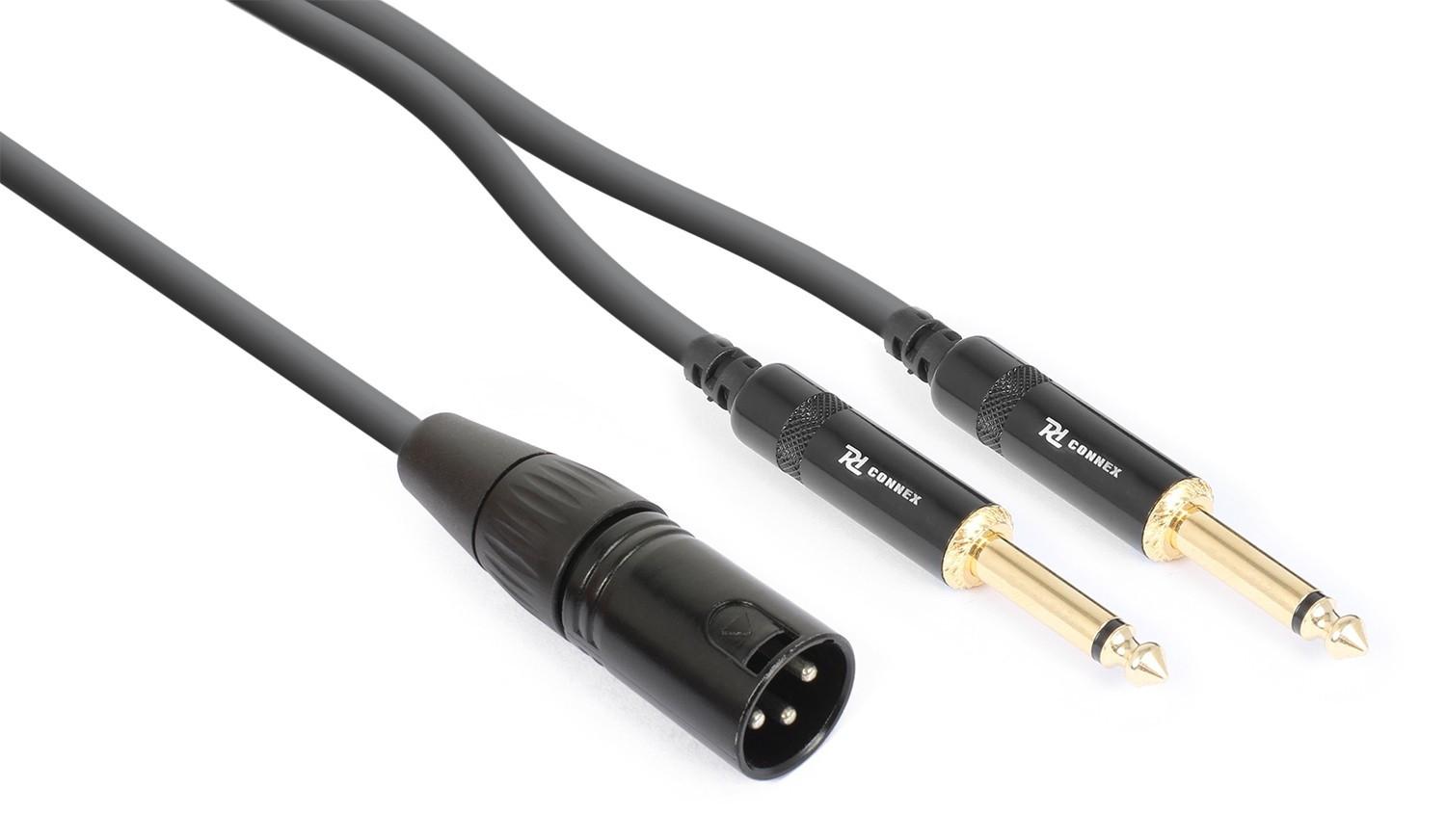 PD-Connex  PD-Connex 177153 cavo audio 3 m XLR (3-pin) 2 x 6.35mm Nero 