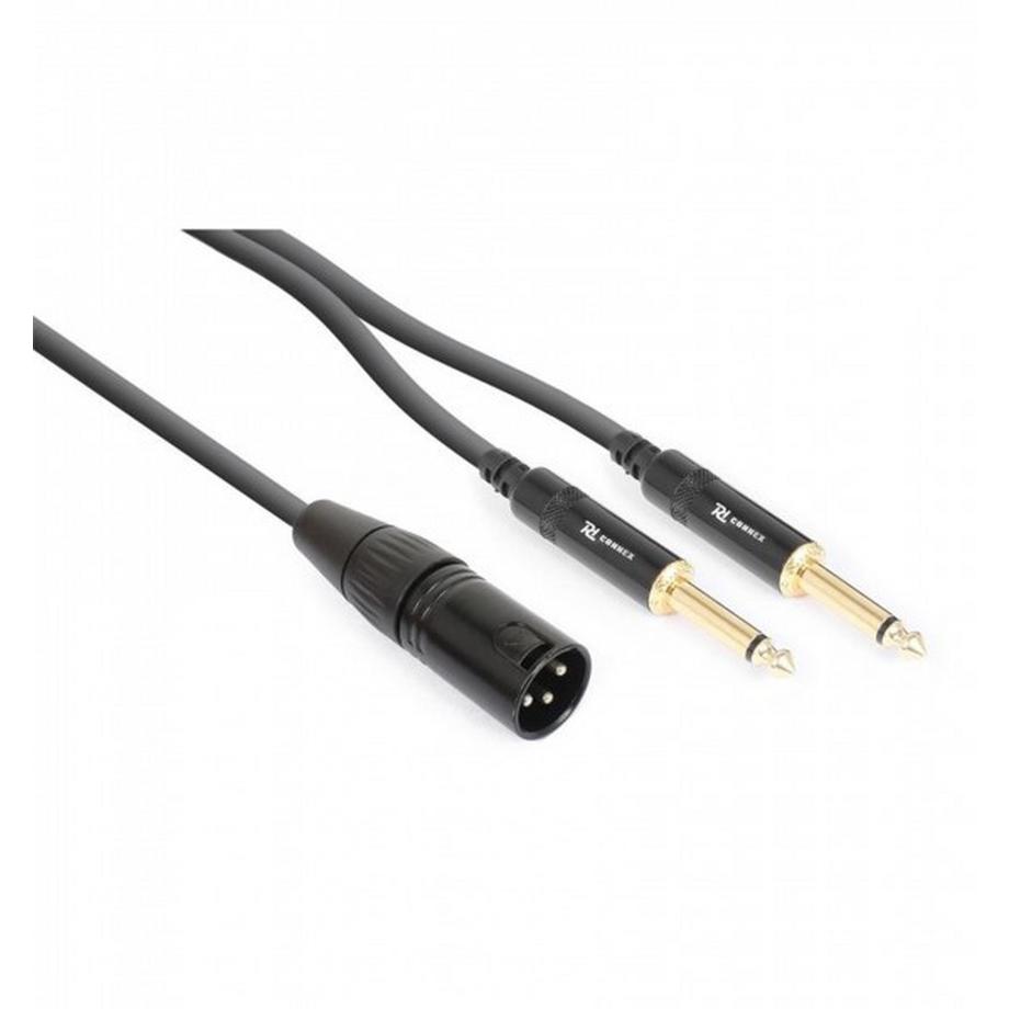 CX56-3 XLR 3 Pole, male - Klinke 6,3mm, male 3 m