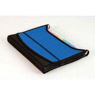 dufco DUFCO Fächermappe SoftTouchNylon A4 51500.03822 royalblau/schwarz  