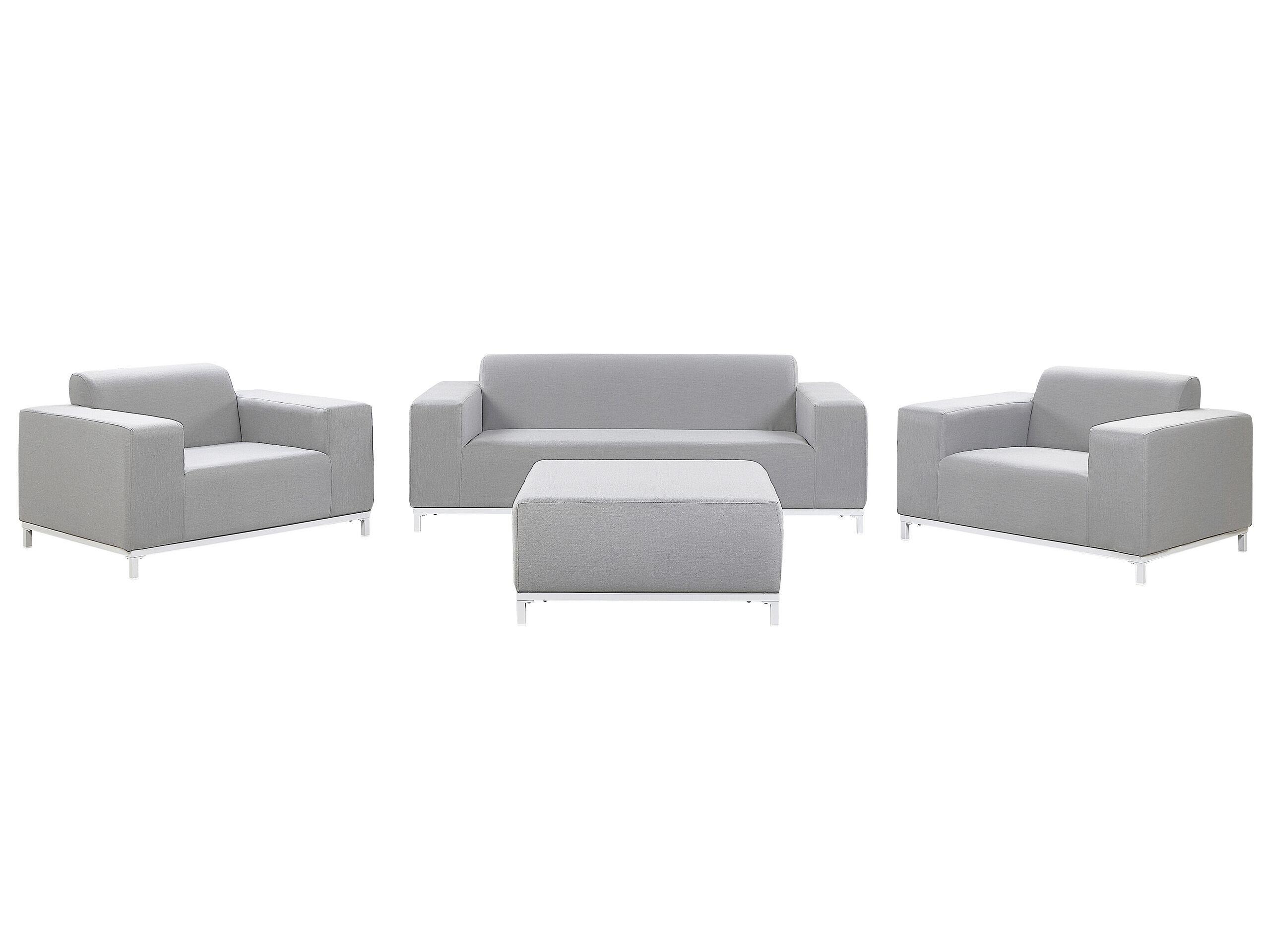 Beliani Lounge Set mit Tisch aus Polyester Modern ROVIGO  