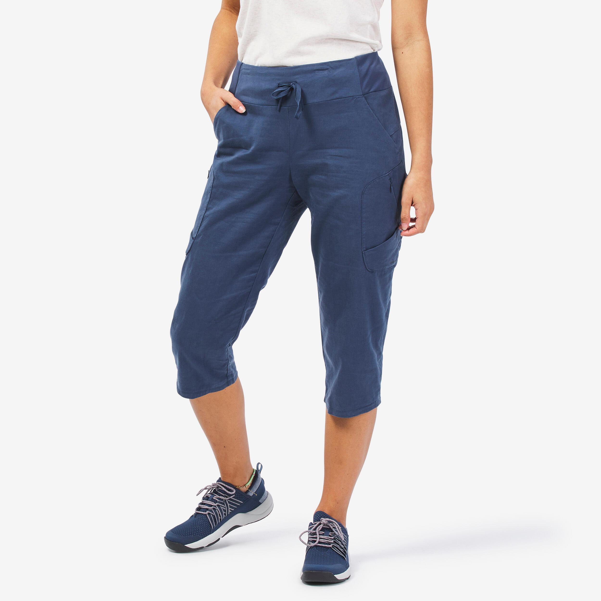 Image of Dreiviertelhose - Nh500 Unisex Blau Bedruckt 48/XL