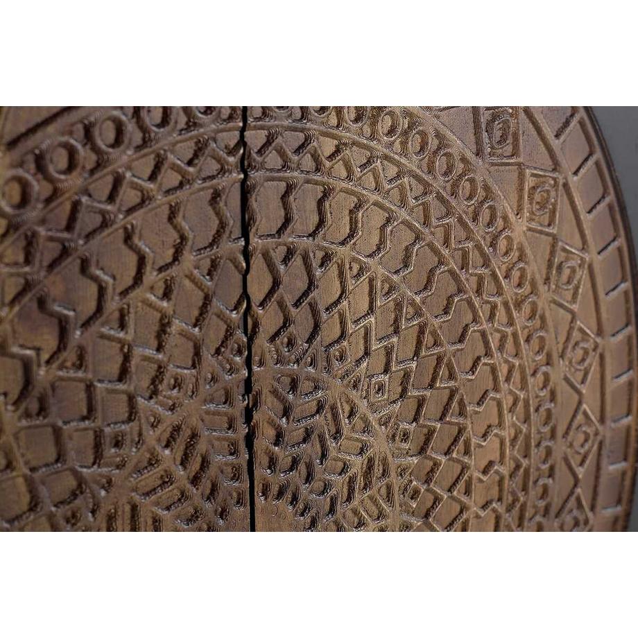 mutoni Sideboard Rondo bois de manguier brun foncé 173x77  