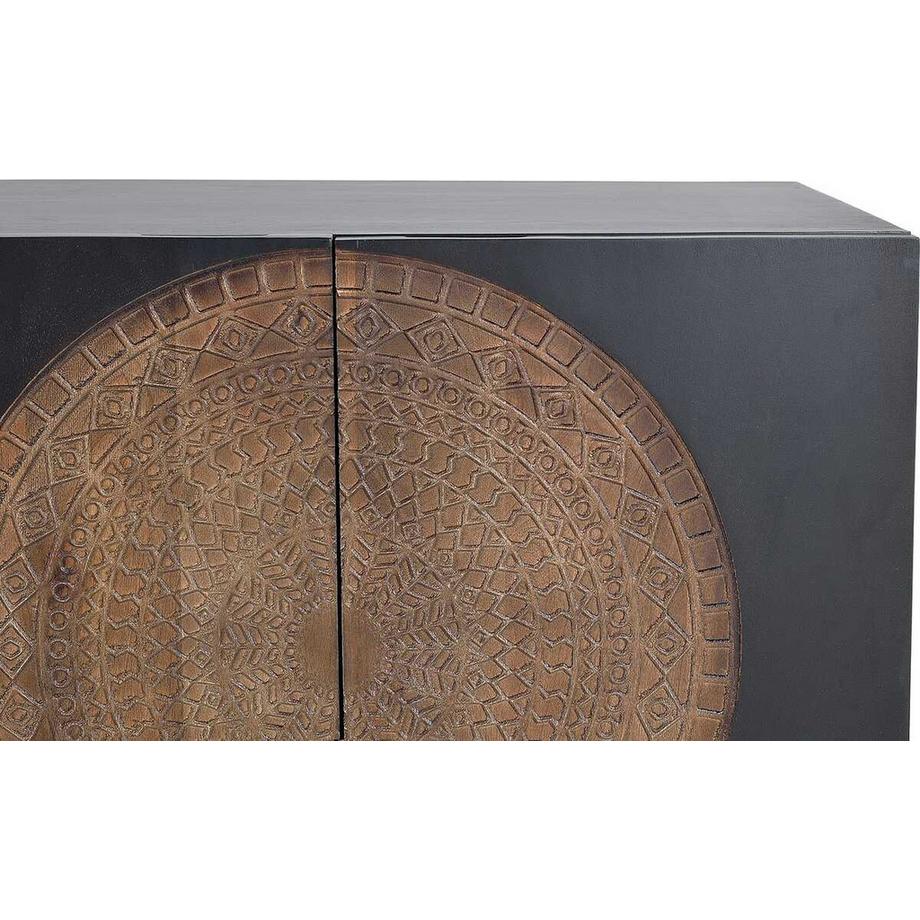 mutoni Sideboard Rondo bois de manguier brun foncé 173x77  