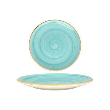 Assiette à desserts - Aqua -  Porcelaine - lot de 6