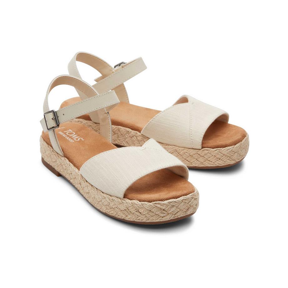 TOMS Abby Sandales Compensées Plates  