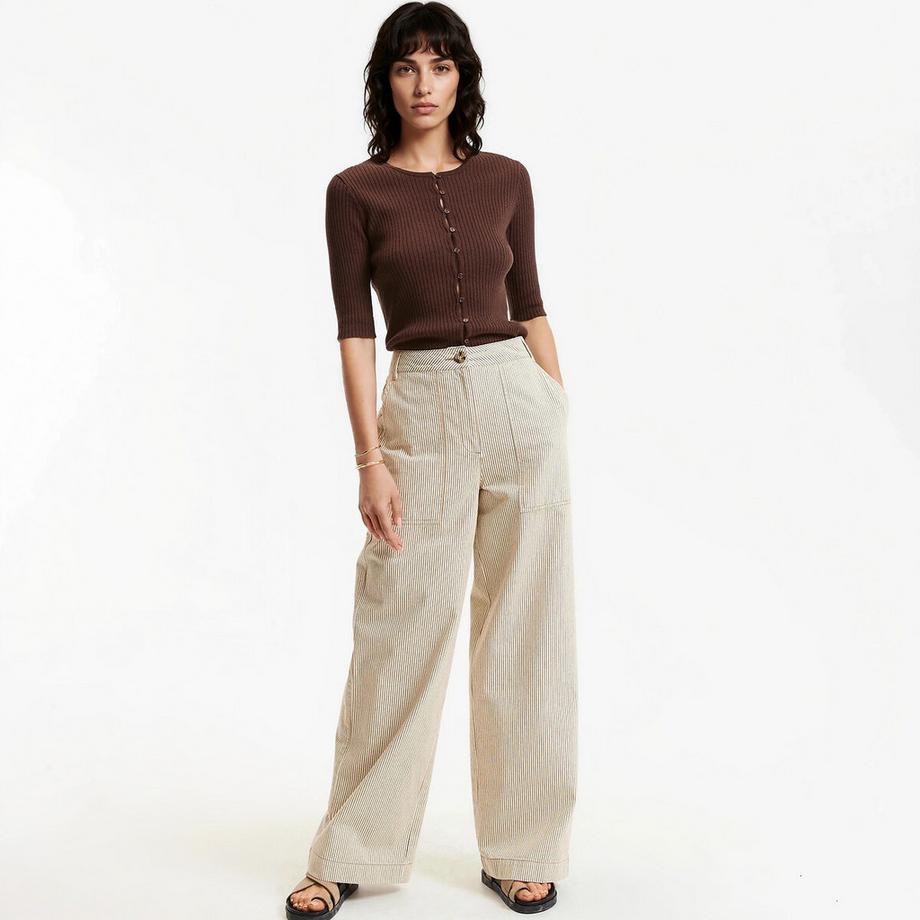 La Redoute Collections  Pullover mit Rundhalsausschnitt 