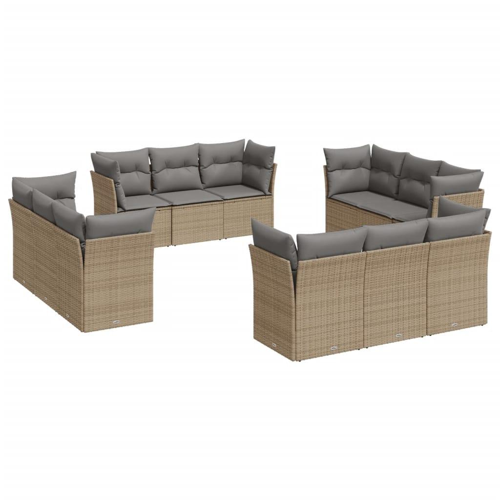 VidaXL Garten sofagarnitur poly-rattan  