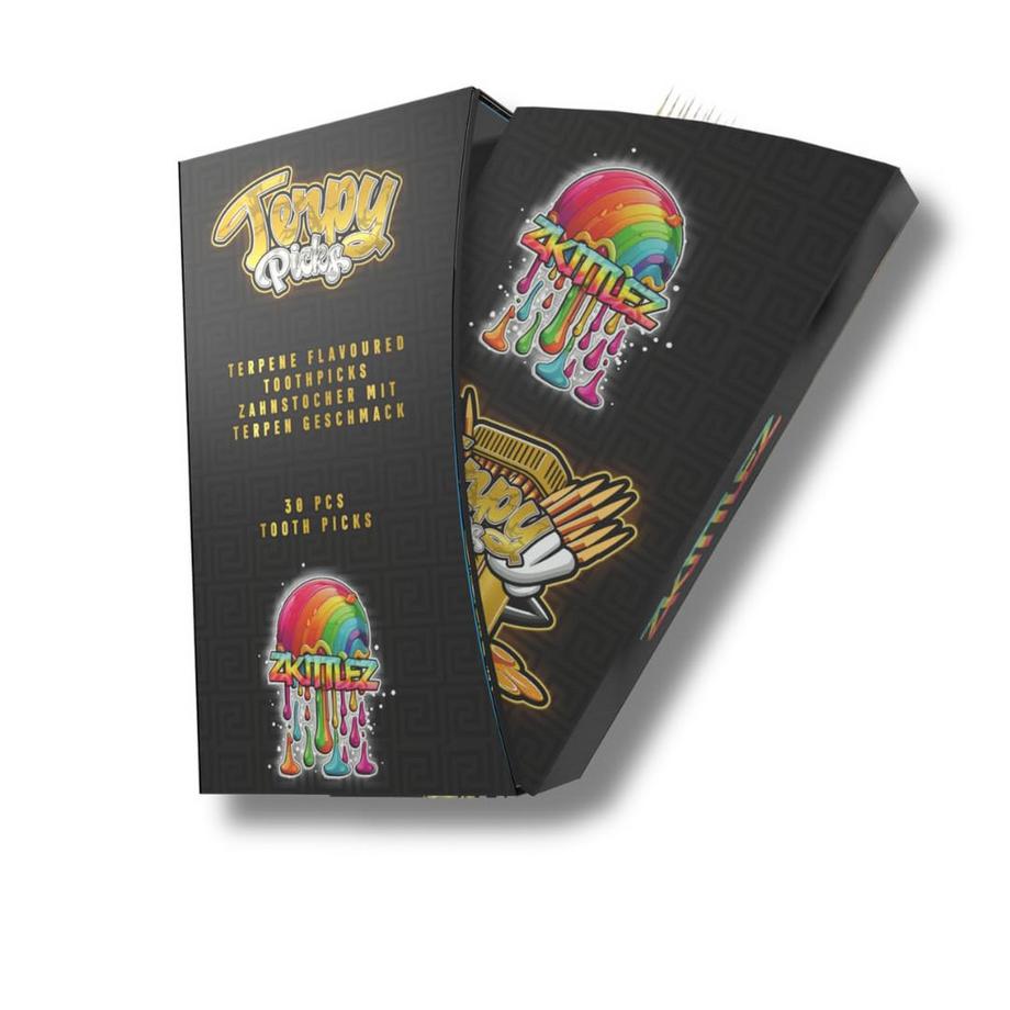 Wunder Zahnstocher  Cure-dents Terpy Picks saveur Zkittlez 