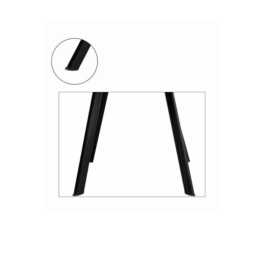 mutoni Chaise de salle à manger velours vintage vert (lot de 2)  