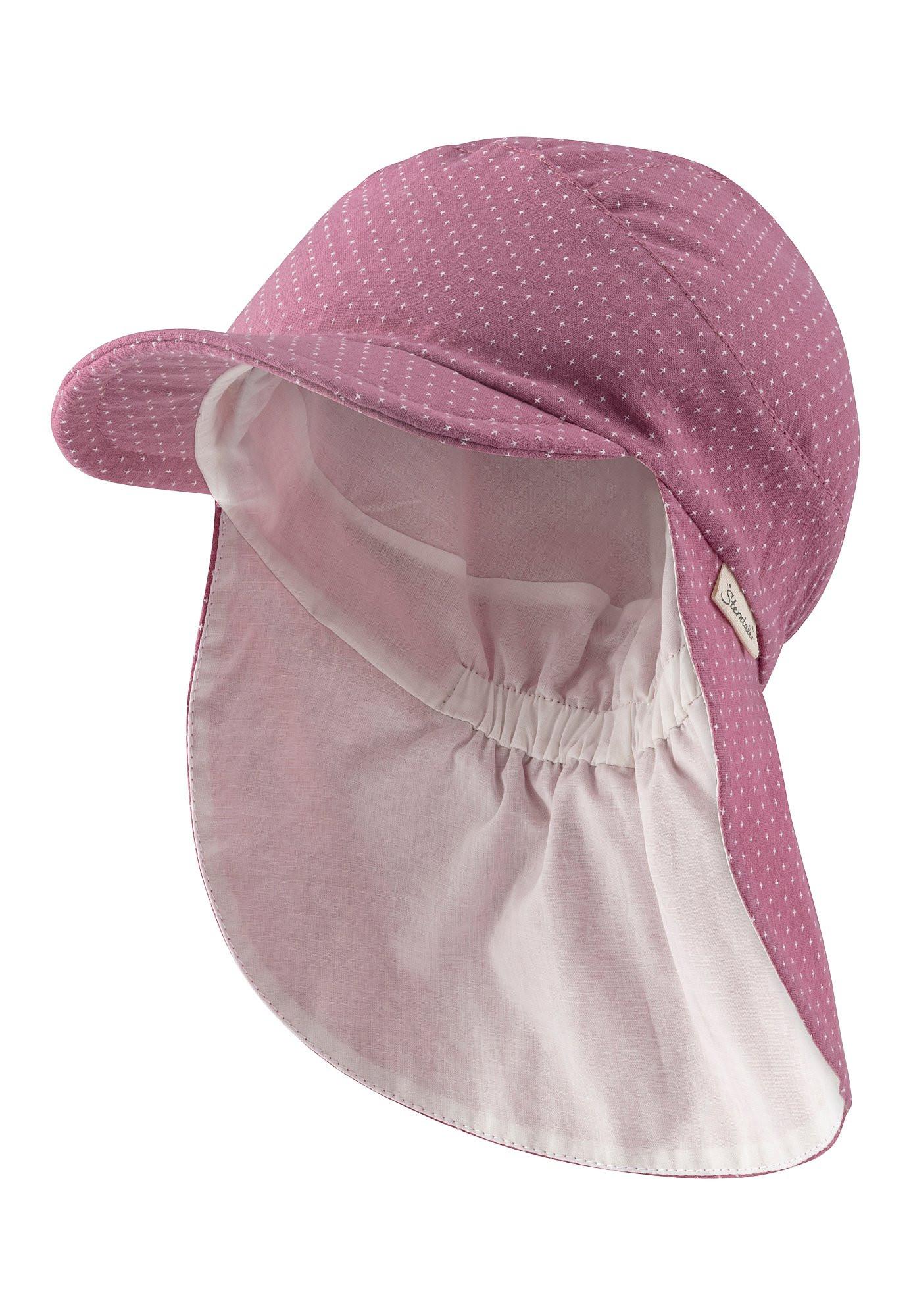 Sterntaler Cappellino Bambina Con Protezione UV E Stampina Farfalla - Pratico Con Paracollo