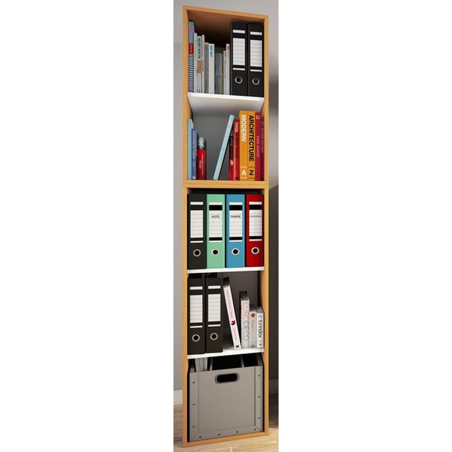VCM Holz Büro Stand Regal Bücher Ordner Aktenregal Ordnerregal Bücherregal Lona l 5f  
