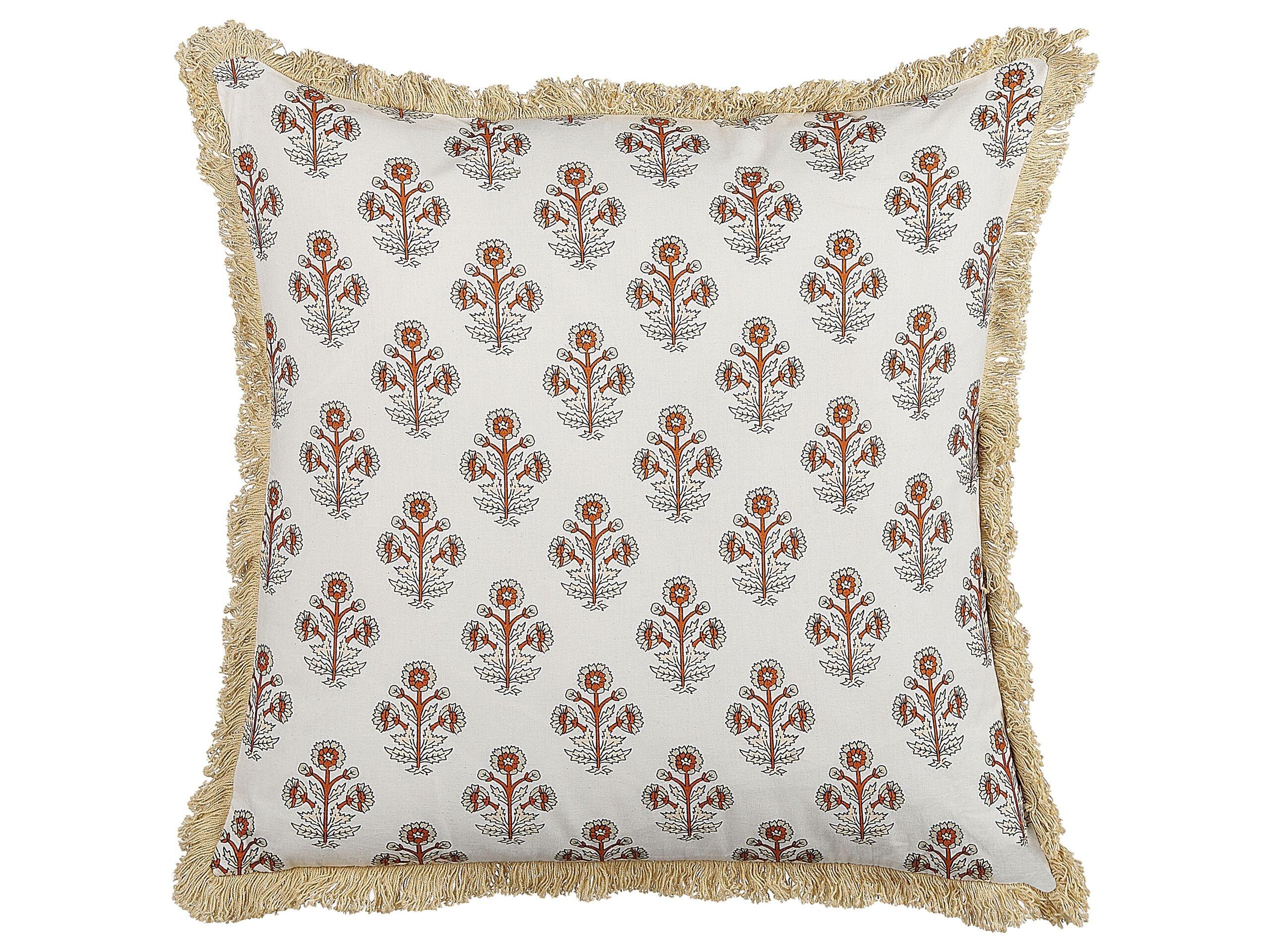 Beliani Coussin en Coton Traditionnel OMORIKA  