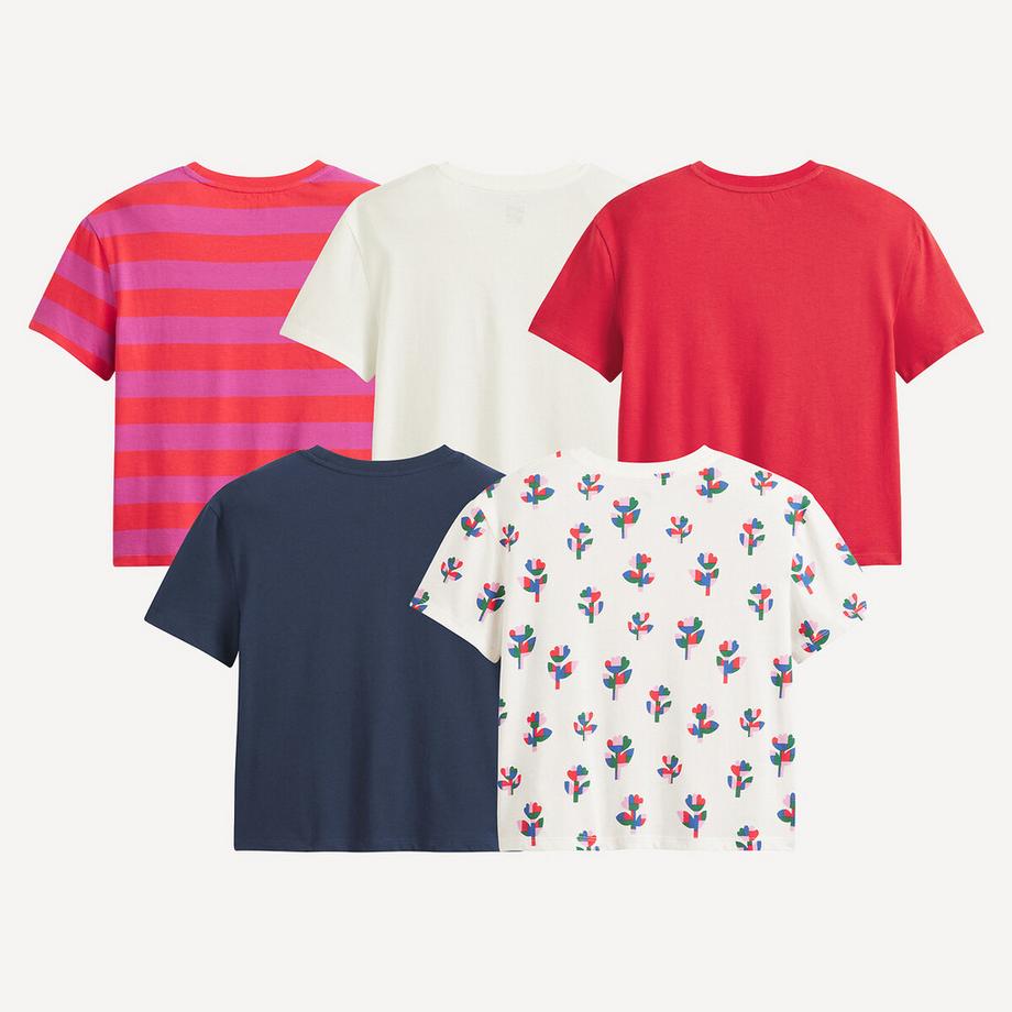 La Redoute Collections  5er-Pack T-Shirts 