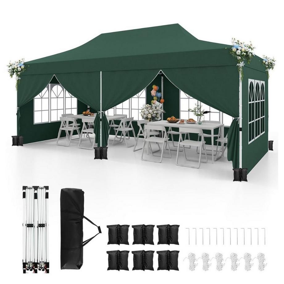 Pop-Up-Überdachungszelt, 3 x 6 m