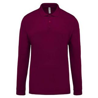 Kariban  langärmeliges polo-shirt piqué 