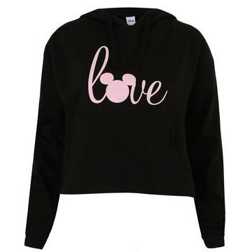 Sweat court à capuche LOVE MICKEY