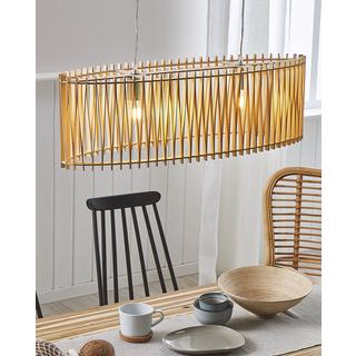 Beliani Lampadario en Legno compensato Boho CHARI  