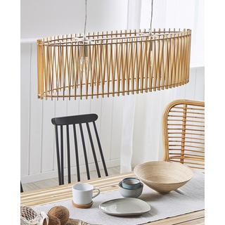 Beliani Lampadario en Legno compensato Boho CHARI  