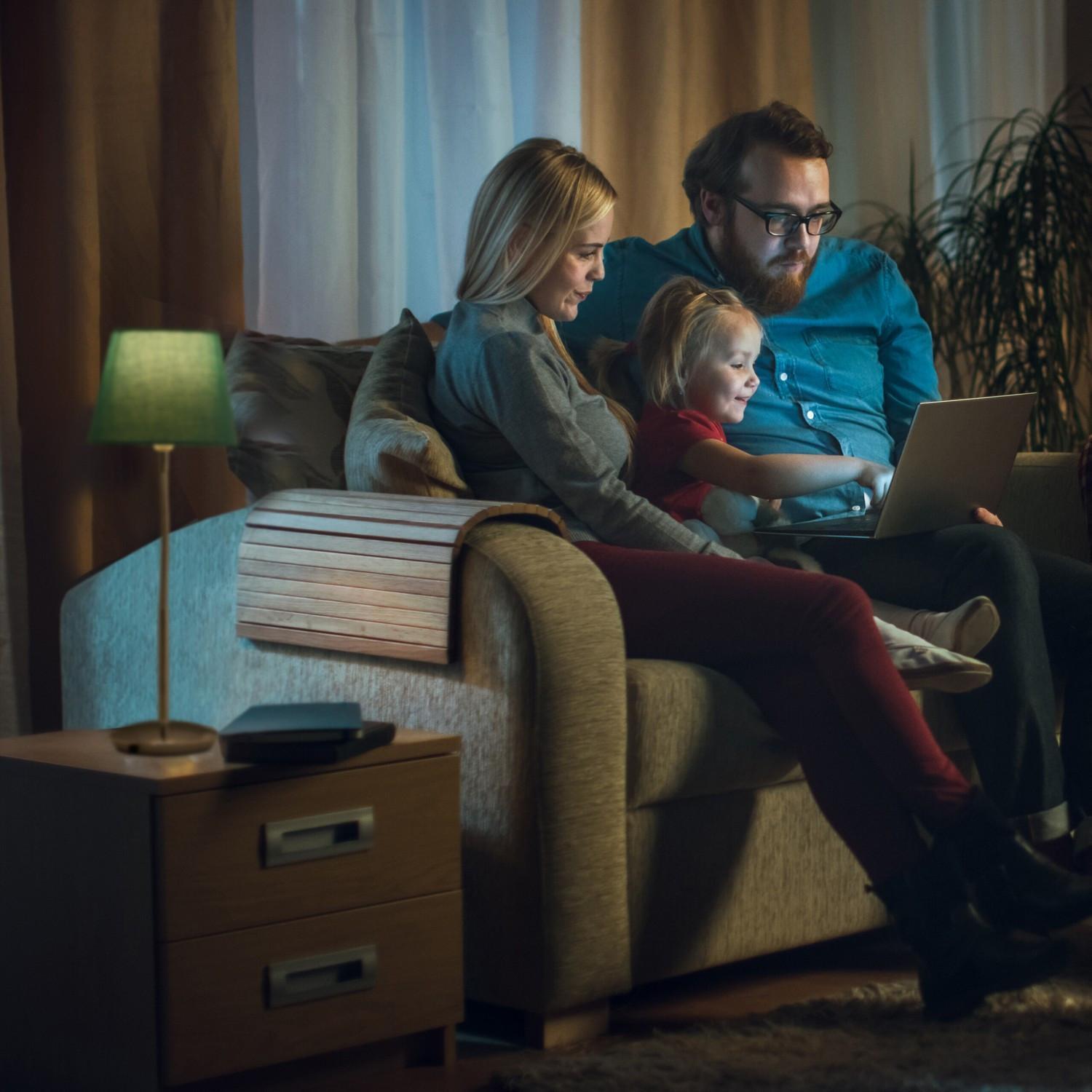 Northix Lampada da tavolo flessibile con paralume in tessuto  