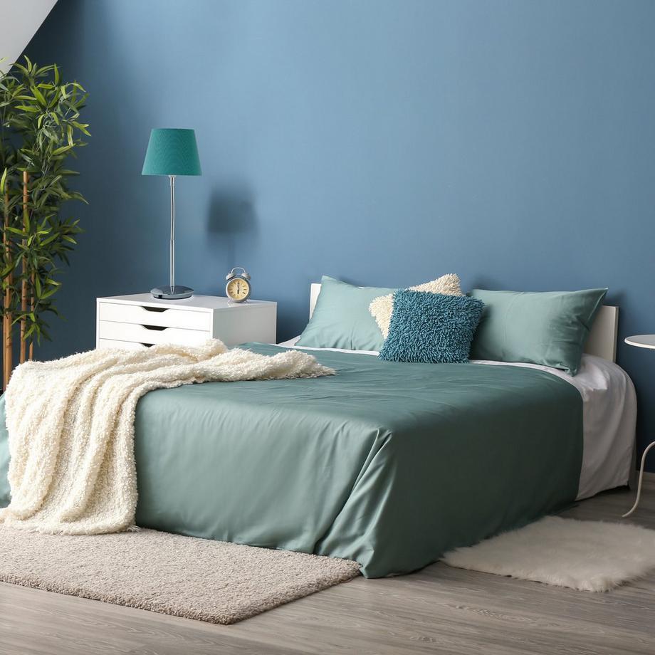 Northix Flexible Tischleuchte mit Stoffschirm  