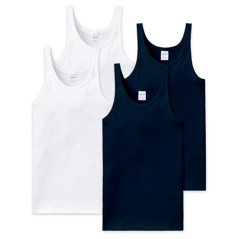 Unterhemd  4er Pack Bequem sitzend-ESSENTIALS