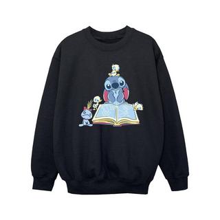 Disney  Reading Reading A Book Sweatshirt 