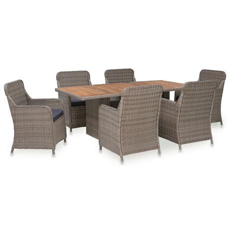 VidaXL Gartenmöbel-set poly-rattan  