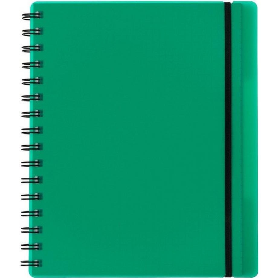 Kolma KOLMA Notizbuch Easy KolmaFlex A5 06.551.01 grün, kariert 5mm 100 Bl.  