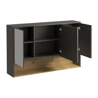 Vente-unique Armadietto a muro da bagno 100 cm Antracite - YANGRA  